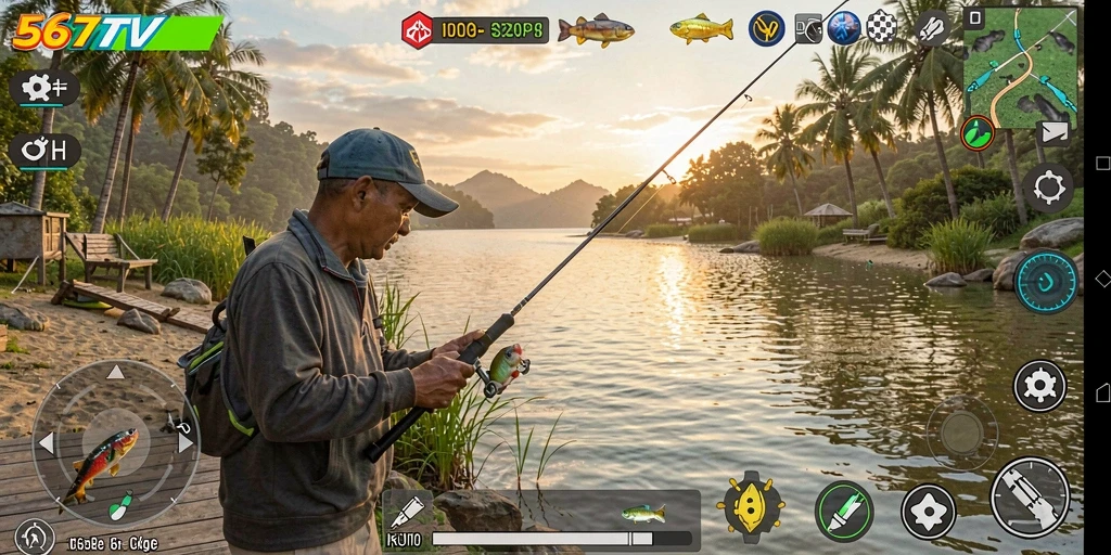 Tangkapan ikan yang memukau di dalam permainan 567TV.