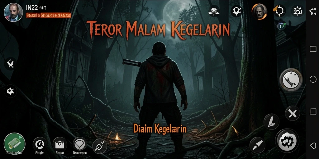 Gameplay mencekam di IN22 dengan suasana menyeramkan.
