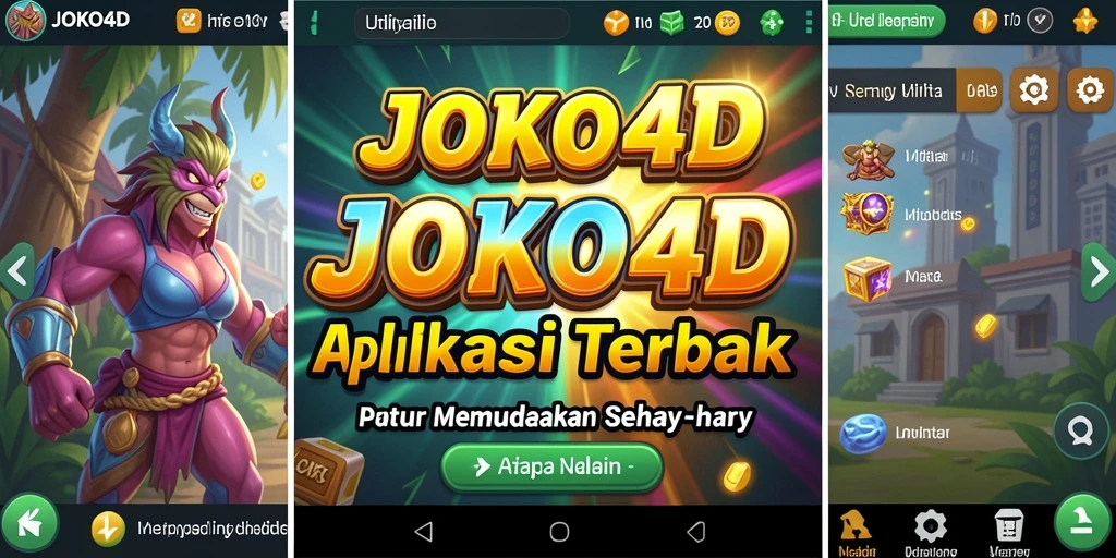 Tampilan antarmuka pengguna JOKO4D dengan fitur Utility yang memudahkan.