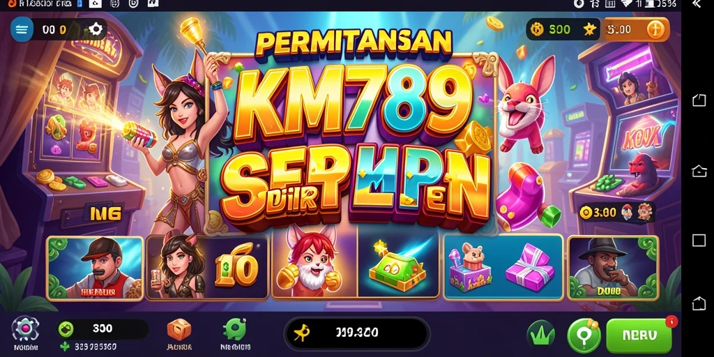 Tampilan menarik dari gameplay Slot KM789 dengan grafis menawan.