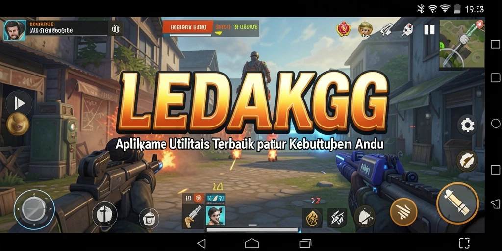 Tampilan antarmuka LEDAKGG yang mudah digunakan dan fungsional.