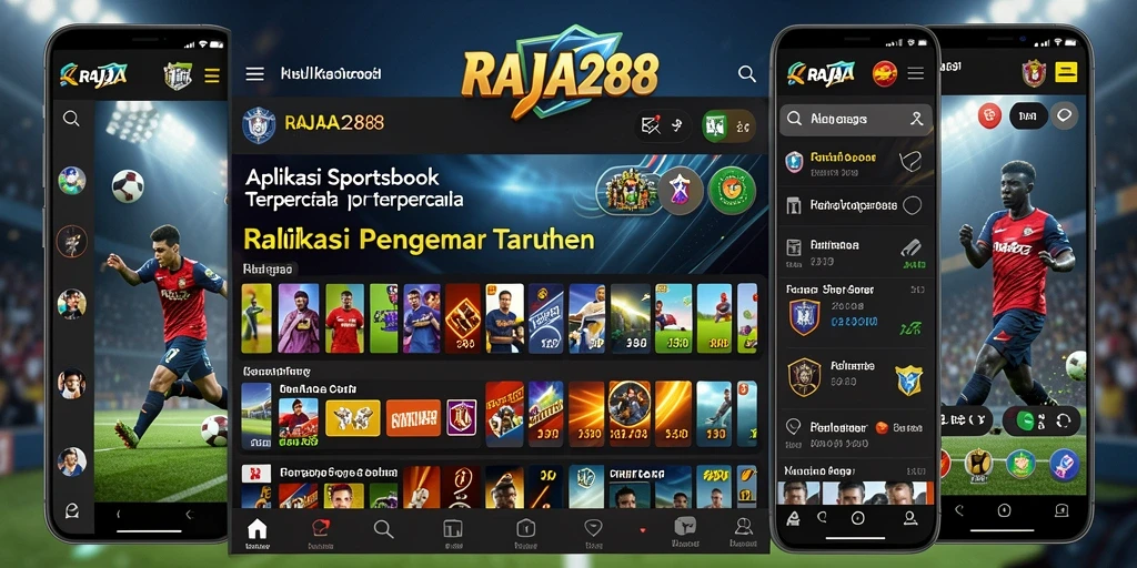 Tampilan menarik dari gameplay RAJA288 di aplikasi Sportsbook.