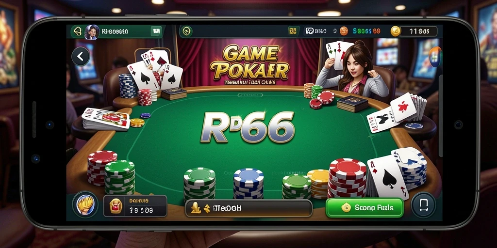 Tampilan gameplay poker yang menarik di RP66.