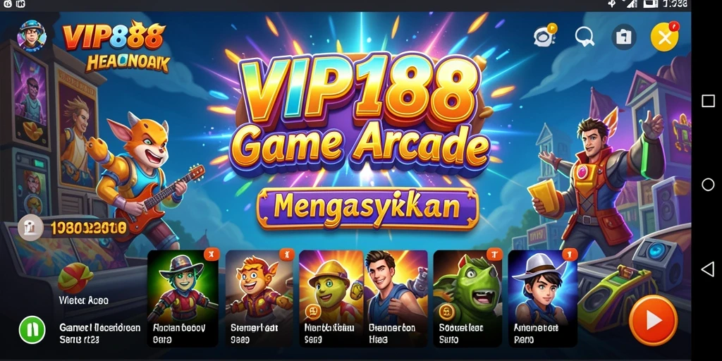 Screenshot utama VIP188 menampilkan gameplay seru dan menantang.