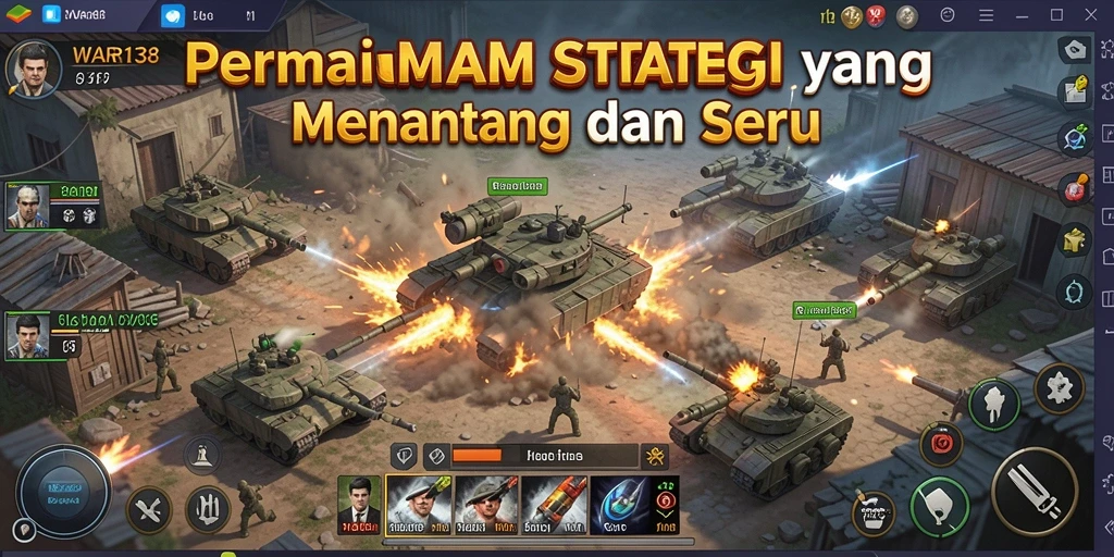 Screenshot gameplay <strong>WAR138</strong> dengan aksi strategi yang mendebarkan.